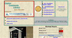 Desktop Screenshot of claytonlibrary.org